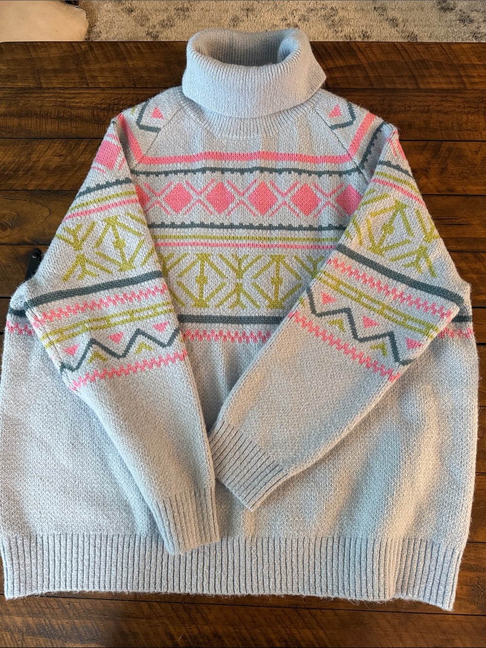 Passenger Women’s Light Blue Turtleneck Sweater